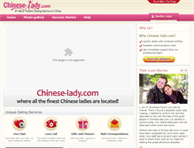 Tablet Screenshot of chinese-lady.com